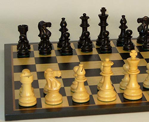 Chess Pieces - 3.75 American Black/Boxwood French Knight Chess Pieces –  WorldWise Imports