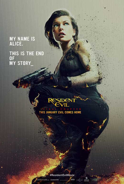 Resident Evil The Final Chapter Movie Poster (27 x 40) - Item # MOVEB99255