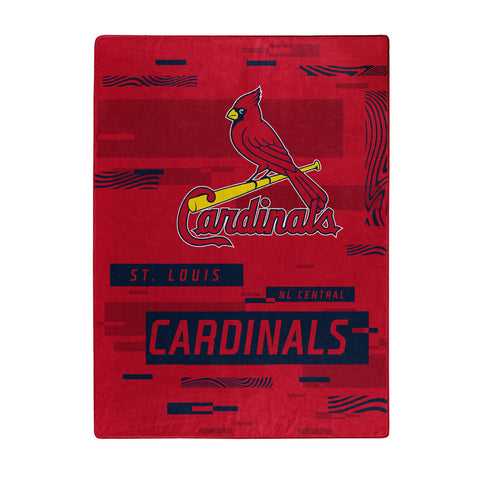 St. Louis Cardinals Blanket 60x80 Raschel Digitize Design