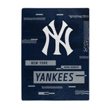 New York Yankees Blanket 60x80 Raschel Digitize Design