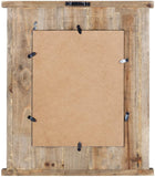 Wood Barn Door Picture Frame- Distressed Hanging Wooden Photo Frame 8x10 Inches