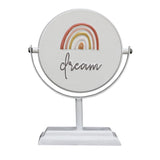 Dream/Believe in Yourself-2 Sided Rotating Metal Table Top Decoration- Embossed Metal Signs for Home Decoration-6 x 2.5 x 7.875 Inches