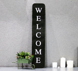 Embossed Welcome Tin Sign- Entryway Plaque Home Decor