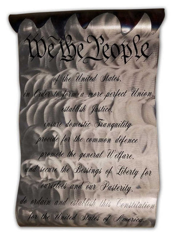 We The People Vintage Sign Metal Sign