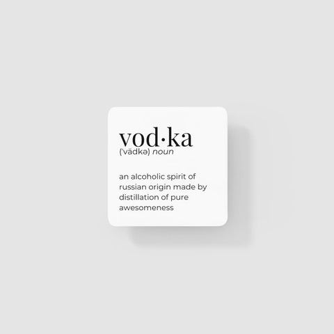 Vodka Coaster