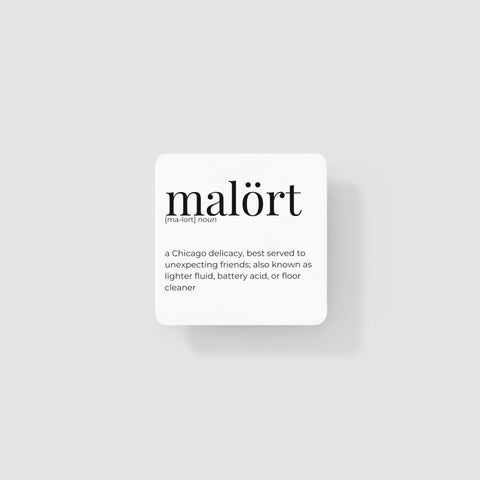 Malort Coaster