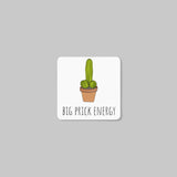 Big Prick Energy Cactus Coaster