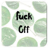 Fuck Off Floral Coaster Set (4 Pieces)