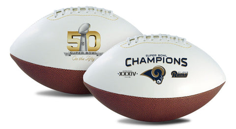 St. Louis Rams  Football Full Size On The Fifty Champ CO