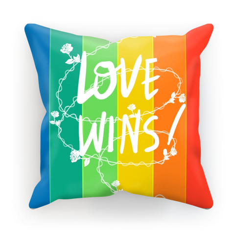 Love Wins Sublimation Cushion Cover