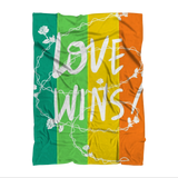 Love Wins Sublimation Throw Blanket