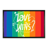 Love Wins Sublimation Doormat