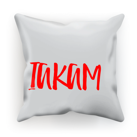 IAKAM Red Sublimation Cushion Cover - Color: Light | Pack Of: 1