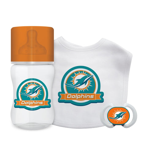 Miami Dolphins Baby Gift Set 3 Piece