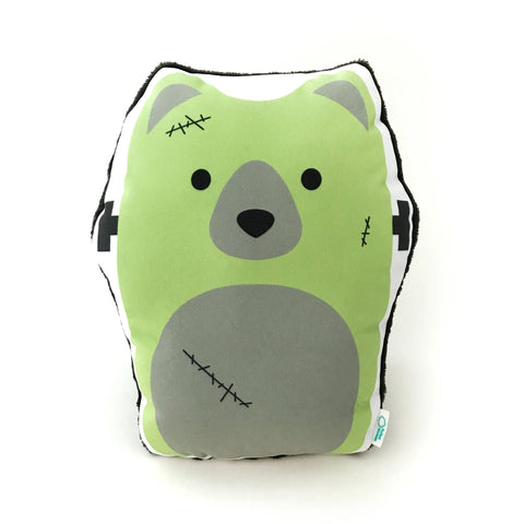 Frankenbear Halloween Pillow