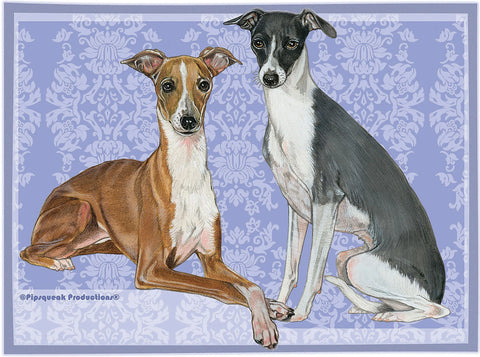 Italian Greyhounds - Best of Breed Dog Breed Fleece Blanket