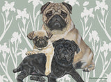 Pugsies - Best of Breed Dog Breed Fleece Blanket