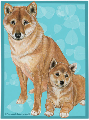 Shiba Inu - Best of Breed Dog Breed Fleece Blanket