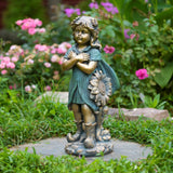 Fairy Garden Statue with Crossing Arms "Tush"