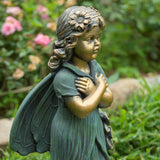 Fairy Garden Statue with Crossing Arms "Tush"