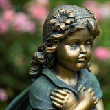 Fairy Garden Statue with Crossing Arms "Tush"