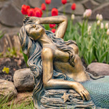 Mermaid Reclining on Rock