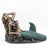 Mermaid Reclining on Rock