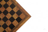 Chess Board - Faux Leather - Old Map Design