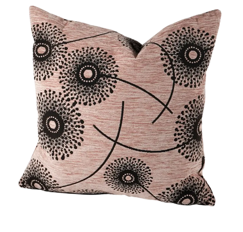 Meadow Allium Throw Pillow Cover