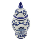 Chinoiserie Ceramic Temple Jar