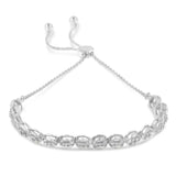 Sterling Silver Diamond Bolo Bracelet (0.1 cttw, I-J Color, I3 Clarity)