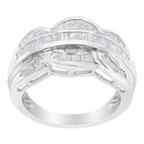 14KT White Gold Diamond Cocktail Band Ring (1 1/2 cttw, H-I Color, I1-I2 Clarity)