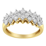 10K Yellow Gold Round Diamond Ring (1 cttw, J-K Color, I1-I2 Clarity)