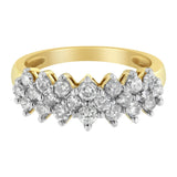 10K Yellow Gold Round Diamond Ring (1 cttw, J-K Color, I1-I2 Clarity)