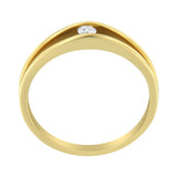 10K Yellow Gold Diamond Promise Ring (1/10 Cttw, H-I Color, I1-I2 Clarity)