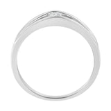 10K White Gold Diamond Promise Ring (1/10 Cttw, H-I Color, I1-I2 Clarity)