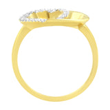 14KT Yellow Gold 1/10 ctw. Diamond Heart Shape Ring (K-L, I1-I2)