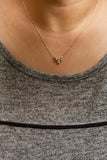 10K Yellow Gold Diamond Accented Bumble Bee Pendant 18" Inch Necklace (H-I Color, I1-I2 Clarity)