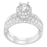 14K White Gold 1 ct. TDW Round Cut Diamond Ring (G-H, I1-I2)