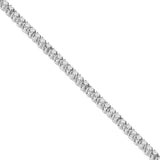 Sterling Silver Round Cut Diamond Tennis Bracelet (2 cttw, H-I Color, I1-I2 Clarity)