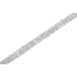 .925 Sterling Silver 1/2 cttw Miracle Set Diamond Classic Tennis Bracelet (I-J Color, I3 Clarity) -7"