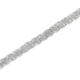 Sterling Silver Diamond Link Bracelet (2 cttw, I-J Color, I3 Clarity)