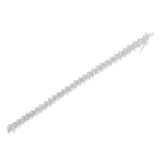 Sterling Silver 1ct TDW Rose-cut Double Diamond S-Link Bracelet ( I-J, I3-Promo)