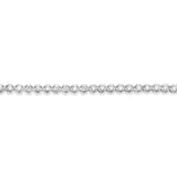 .925 Sterling Silver 2.00 Cttw Round-Cut Diamond Tennis Link Bracelet (I-J Color, I1-I2 Clarity) - 7.25"