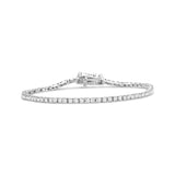 .925 Sterling Silver 2.0 Cttw Diamond Classic Link Tennis Bracelet (I-J Color, I2-I3 Clarity) - 7-1/4"