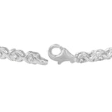 10K White Gold X-Link Tennis Bracelet with Round-Cut Diamond (1/4 cttw, I-J Color, I2-I3 Clarity)