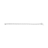 10k White Gold 1/2 Cttw Diamond Infinity Weave Link Bracelet (I-J Color, SI2-I1 Clarity) - 7"