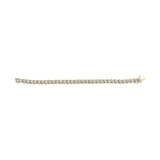 10K Yellow Gold 2.00 Cttw Round-Cut Diamond Link 7.5" Bracelet (J-K Color, I2-I3 Clarity)