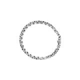 10K White Gold 1 1/2 Cttw Diamond Alternating Diamond and X-Link 7.5" Tennis Bracelet (H-I Color, I2-I3 Clarity)