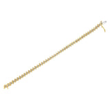 10KT Yellow Gold Diamond S-Link Bracelet (3 cttw, J-K Color, I2-I3 Clarity)